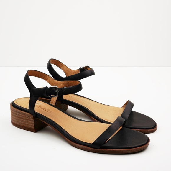 New MADEWELL The Louise Sandal in Leather Black - Picture 5 of 5